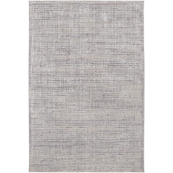 Feizy Lennon Transitional Abstract, Taupe/Ivory, 1'8" x 2'10" Accent Rug Fade Stain Resistant Casual Distressed Floor Rug for Living room Bedroom