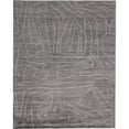 thumbnail image 1 of Feizy Lennox Modern Abstract, Gray/Ivory, 3'6" x 5'6" Accent Rug Sheen Handmade Casual Floor Rug for Living room Bedroom, 1 of 8