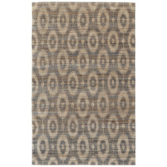 Feizy Lilliana Transitional Geometric, Gray/Tan, 8' x 11' Area Rug Handmade Reversible Casual Polka Dots Floor Rug for Living room Bedroom