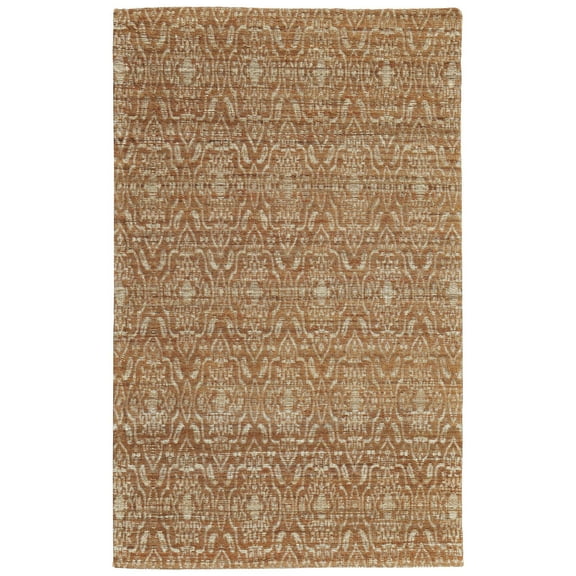 Feizy Lilliana Transitional Geometric, Orange/Tan, 8' x 11' Area Rug Handmade Reversible Farmhouse Diamond Floor Rug for Living room Bedroom