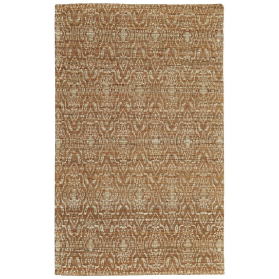 Feizy Lilliana Transitional Geometric, Orange/Tan, 8' x 11' Area Rug Handmade Reversible Farmhouse Diamond Floor Rug for Living room Bedroom
