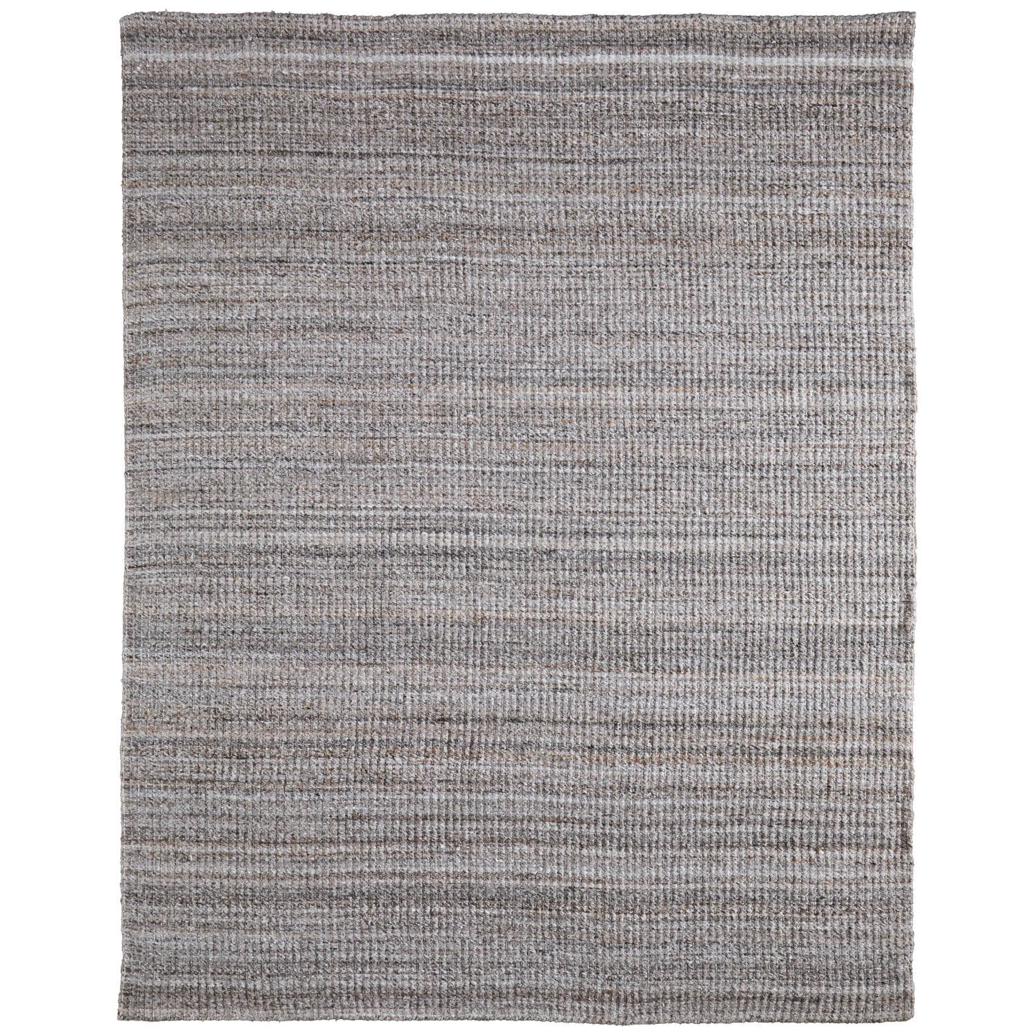 Feizy Limerick Modern Solid, Gray/Brown, 8' x 10' Area Rug Eco Friendly ...