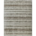 thumbnail image 1 of Feizy Mackay Transitional Stripes, Tan/Ivory/Brown, 2' x 3' Accent Rug Sheen Fade Resistant Casual Floor Rug for Living room Bedroom, 1 of 7