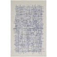 thumbnail image 1 of Feizy Maddox Transitional Abstract, Ivory/Blue, 5' x 8' Area Rug Easy Care Stain Resistant Kid Friendly Casual Floor Rug for Living room Bedroom, 1 of 8