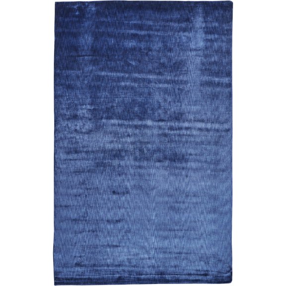 Feizy Marlowe Modern Chevron, Blue, 5'6" x 8'6" Area Rug Sheen Handmade Casual Abstract Design Carpet for Living Dining Bed Room