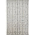thumbnail image 1 of Feizy Micah Modern Geometric, White/Silver/Gray, 3'11" x 6' Accent Rug Easy Care Stain Resistant Fade Resistant Mid-Century Modern Floor Rug for Living room Bedroom, 1 of 7