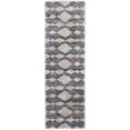 thumbnail image 1 of Feizy Mynka Transitional Diamond, Tan/Ivory/Blue, 2'6" x 8' Runner Stain Fade Resistant Pet & Kid Friendly Bohemian & Eclectic Stripes Floor Rug for Living room Bedroom, 1 of 8