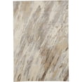 thumbnail image 1 of Feizy Parker Transitional Abstract, Ivory/Tan/Brown, 3' 9" x 5' 7" Accent Rug, Sheen, Area Rug for Living Room and Bedroom, 1 of 6