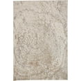 thumbnail image 1 of Feizy Parker Transitional Abstract, Ivory/Tan/Gray, 3' 9" x 5' 7" Accent Rug, Sheen, Area Rug for Living Room and Bedroom, 1 of 6