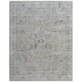 thumbnail image 1 of Feizy Pasha Transitional Medallion, Ivory/Taupe/Blue, 5' x 7'6" Area Rug Stain Resistant Pet & Kid Friendly Bohemian & Eclectic Distressed Floor Rug for Living room Bedroom, 1 of 9