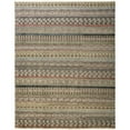 thumbnail image 1 of Feizy Payton Transitional Stripes, Tan/Orange/Blue, 9'6" x 13'6" Area Rug Sheen Fade Resistant Global Geometric Floor Rug for Living room Bedroom, 1 of 7