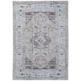 thumbnail image 1 of Feizy Percy Transitional Medallion, Tan/Ivory/Gray, 2' x 3' Accent Rug Easy Care Fade Resistant Sheen Rustic Distressed Design Carpet for Living Dining Bed Room, 1 of 9
