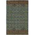 thumbnail image 1 of Feizy Qing Transitional Floral & Botanical, Blue/Green/Brown, 8'6" x 11'6" Area Rug Sheen Fade Resistant Casual Ikat Design Carpet for Living Dining Bed Room, 1 of 4