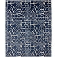 thumbnail image 1 of Feizy Remmy Transitional Geometric, Blue/Ivory, 5' x 8' Area Rug Easy Care Stain Resistant Fade Resistant Farmhouse Floor Rug for Living room Bedroom, 1 of 7