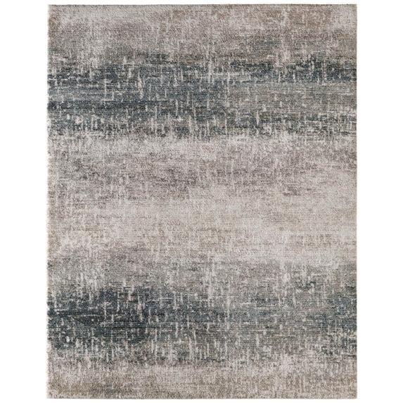 Feizy Richmond Modern Abstract, Ivory/Blue/Green, 10' 0" x 12' 8" Area Rug, Easy Care Stain Resistant Pet & Kid Friendly, Area Rug for Living Room and Bedroom