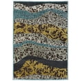 thumbnail image 1 of Feizy Saphir Cabo Modern Floral & Botanical, Blue/Gold, 7'6" x 10'6" Area Rug Sheen Fade Resistant Bohemian & Eclectic Paisley Floor Rug for Living room Bedroom, 1 of 9