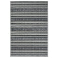 thumbnail image 1 of Feizy Saphir Callo Modern Stripes, Gray/Taupe/Blue, 2'2" x 4' Accent Rug Sheen Fade Resistant Casual Watercolor Design Carpet for Living Dining Bed Room, 1 of 5