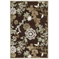 thumbnail image 1 of Feizy Saphir Mah Modern Floral & Botanical, Brown/Green/Ivory, 7'6" x 10'6" Area Rug Sheen Casual Paisley Design Carpet for Living Dining Bed Room, 1 of 4