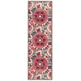 thumbnail image 1 of Feizy Saphir Obzeet Modern Paisley, Red/Tan/Taupe, 2'6" x 8' Runner Sheen Cottage Design Carpet for Living Dining Bed Room, 1 of 4