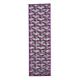 thumbnail image 1 of Feizy Saphir Rubus Modern Geometric, Purple/Brown/Gray, 2'6" x 8' Runner Sheen Mid-Century Modern Design Carpet for Living Dining Bed Room, 1 of 4