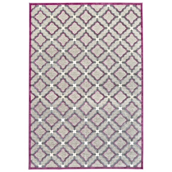 Feizy Saphir Rubus Modern Geometric, Taupe/Gray/Purple, 9'8" x 12'7" Area Rug Sheen Mid-Century Modern Abstract Design Carpet for Living Dining Bed Room