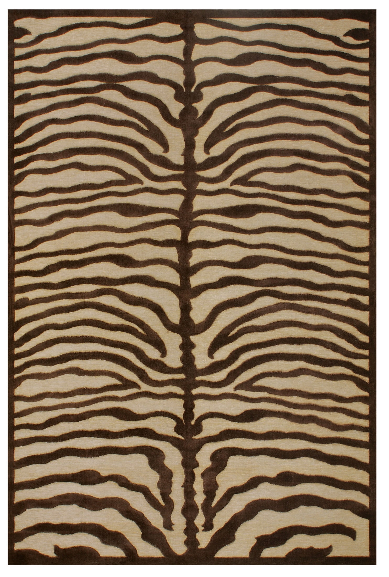 Feizy Saphir Transitional Animal Print, Tan/Brown, 5'3