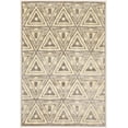 thumbnail image 1 of Feizy Saphir Zam Modern Geometric, Tan/Brown/Taupe, 5'3" x 7'6" Area Rug Sheen Casual Design Carpet for Living Dining Bed Room, 1 of 4