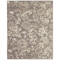 thumbnail image 1 of Feizy Saphir Zam Transitional Floral & Botanical, Brown/Taupe/Tan, 5'3" x 7'6" Area Rug Sheen Craftsman Design Carpet for Living Dining Bed Room, 1 of 4
