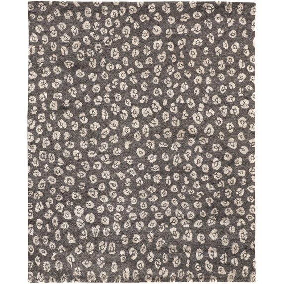 Feizy Seneca Transitional Animal Print, Brown/Tan, 7'9" x 9'9" Area Rug Stain Water Resistant Pet & Kid Friendly Farmhouse Distressed Design Carpet for Living Dining Bed Room