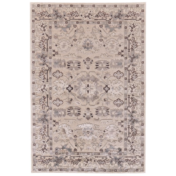 Feizy Soho Zam Transitional Oriental, Pink/Gray, 7'6" x 10'6" Area Rug Sheen Classic Floral & Botanical Floor Rug for Living room Bedroom