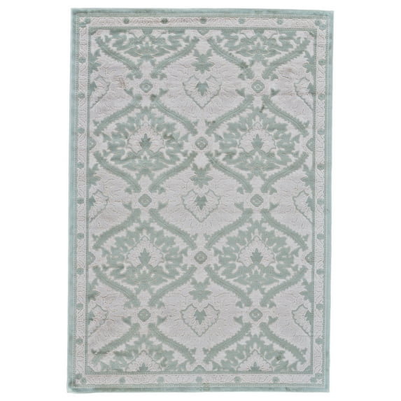 Feizy SohoMah Transitional Floral & Botanical, 5'3" x 7'6" Area Rug Sheen Casual Design Carpet for Living Dining Bed Room