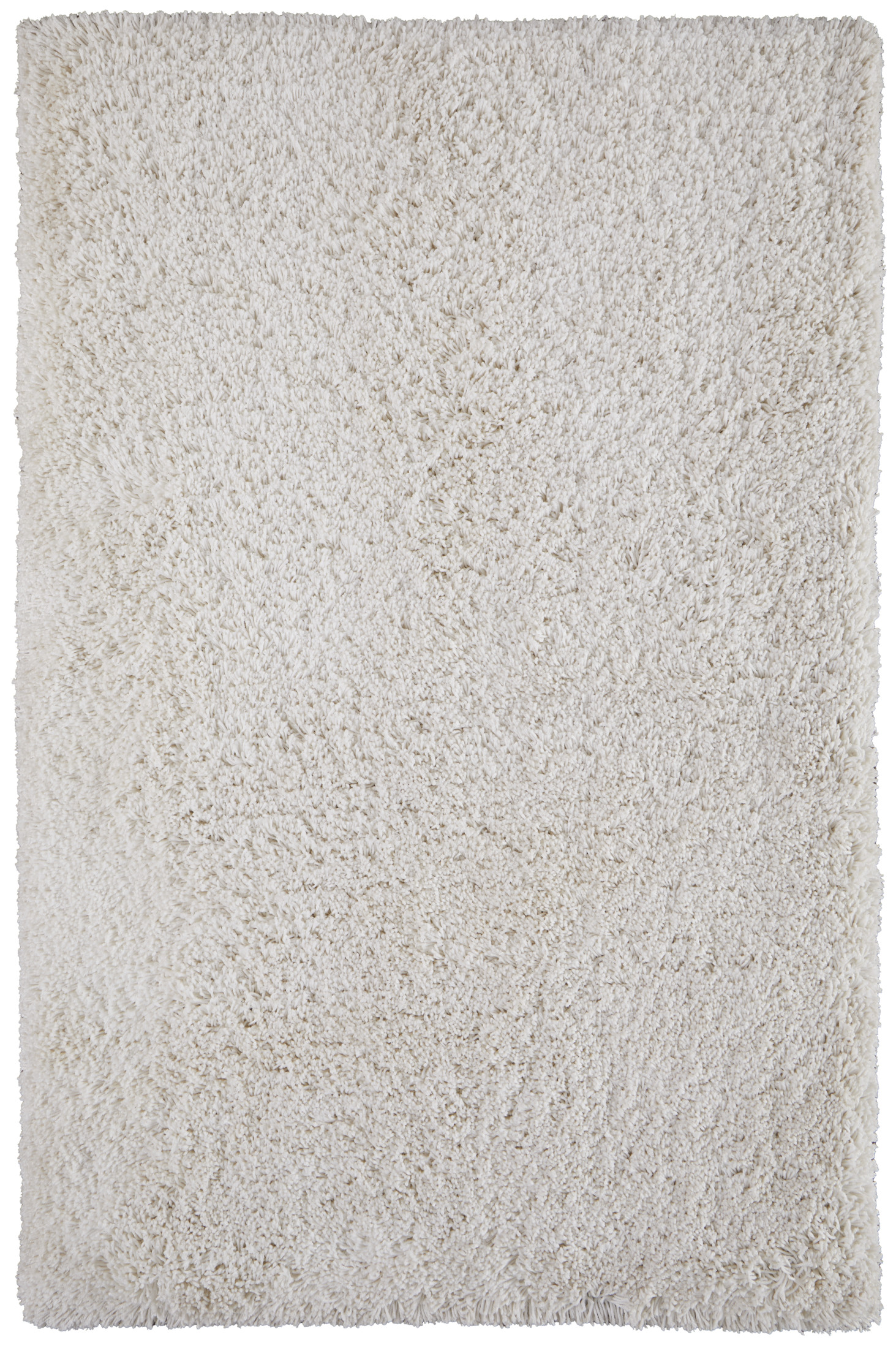 Solid Ivory Design Feizy Stoneleigh Modern Solid, Ivory/White, 1'6