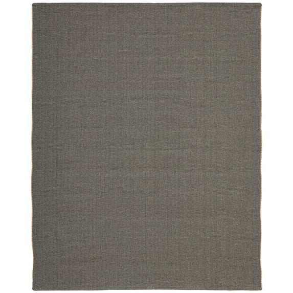 Feizy Theo Modern Solid, Green/Tan, 8' x 10' Area Rug Reversible Stain Resistant Fade Resistant Casual Design Carpet for Living Dining Bed Room