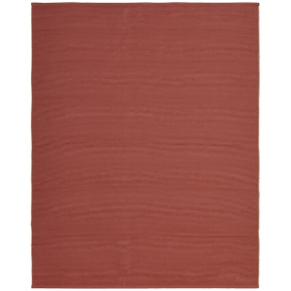 Feizy Theo Modern Solid, Red/Tan, 5' x 8' Area Rug Reversible Stain Resistant Fade Resistant Casual Design Carpet for Living Dining Bed Room