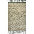 thumbnail image 1 of Feizy Twain Transitional Diamond, Tan/Blue/Black, 5'6" x 8'6" Area Rug Easy Care Stain Resistant Kid Friendly Global Argyle Design Carpet for Living Dining Bed Room, 1 of 4