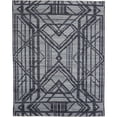 thumbnail image 1 of Feizy Vivien Modern Geometric, Gray/Blue, 5' x 8' Area Rug, Easy Care Stain Resistant Kid Friendly, Area Rug for Living Room and Bedroom, 1 of 7