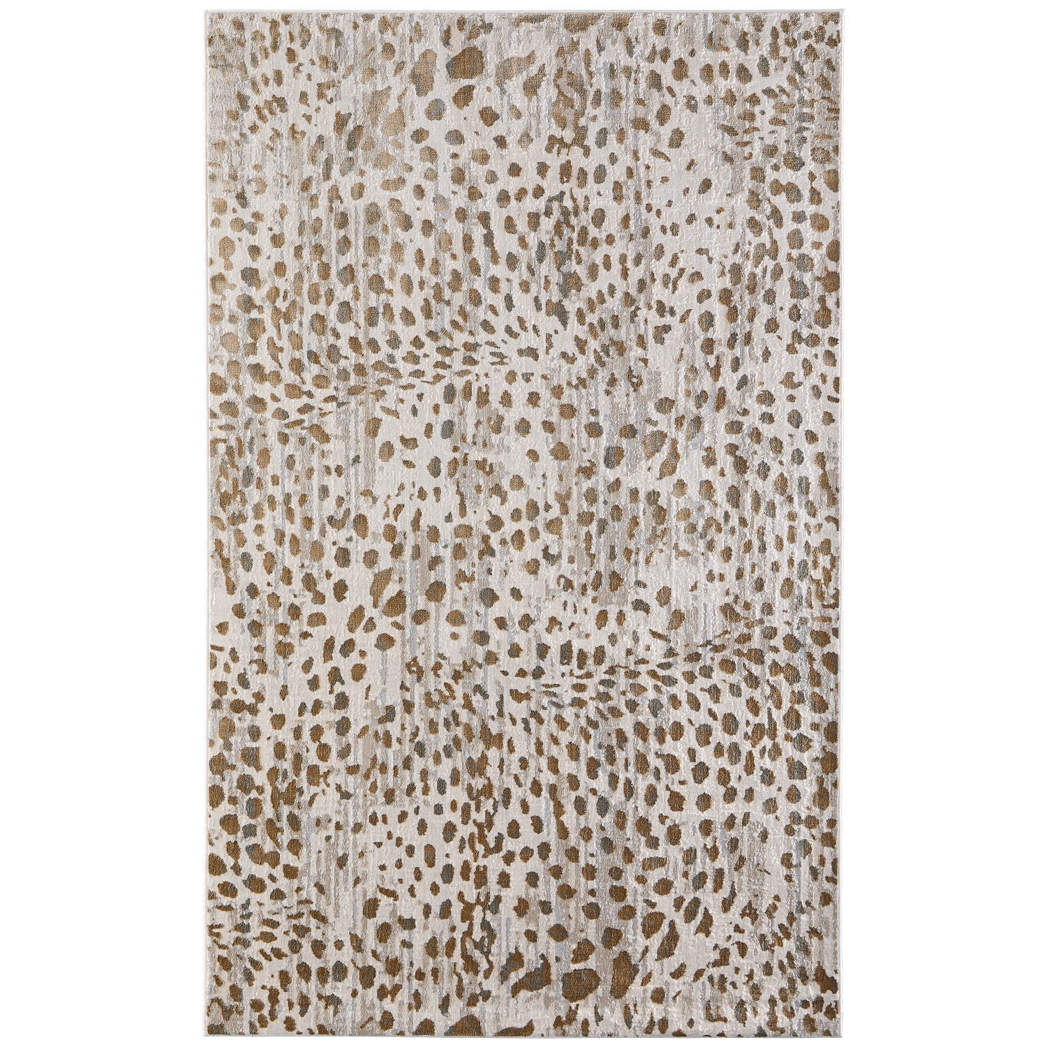 Feizy Waldor Modern Animal Print, Brown/Ivory/Tan, 10' x 13'2