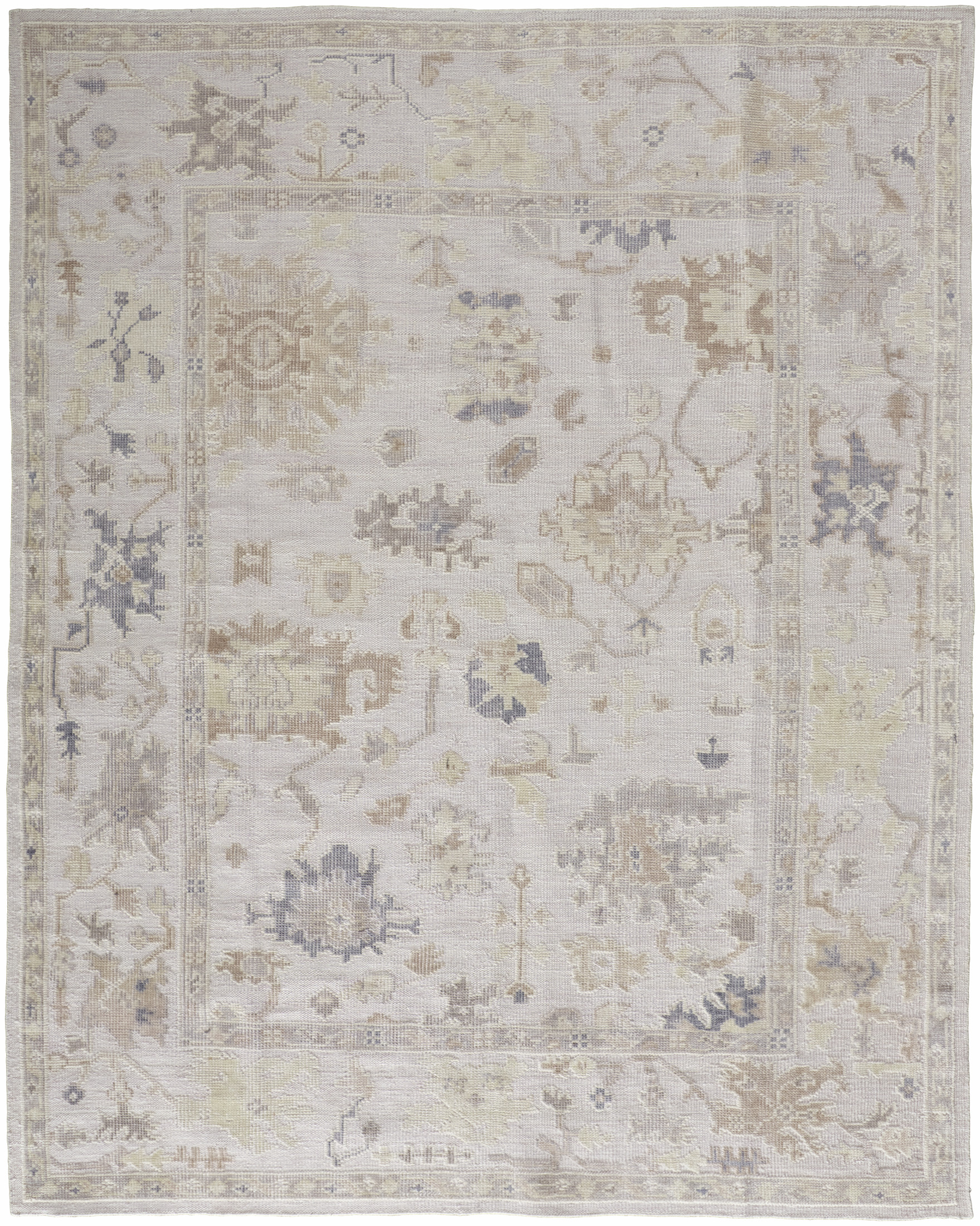 Feizy Wendover Transitional Floral & Botanical, Tan/Ivory/Orange, 5' x 8' Area Rug Eco Friendly