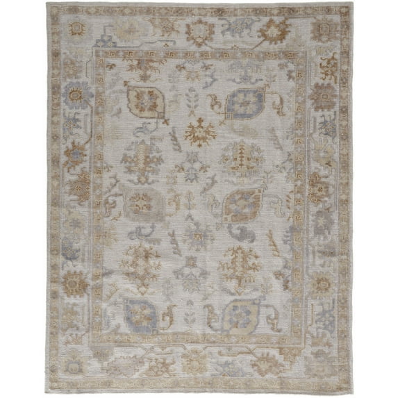 Feizy Wendover Transitional Oriental, Ivory/Tan, 2' x 3' Accent Rug, Eco Friendly Stain Resistant Handmade, Area Rug for Living Room and Bedroom