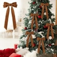 thumbnail image 1 of Fek888 Christmas Bows Outdoor Big Small Velvet Christmas Bow Gift Packaging Home Decoration Apparel Clothing Indoor Outdoor Holiday Party Decorations, 1 of 6