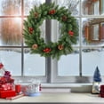 thumbnail image 1 of Fek888 Christmas Wreath Decorations Ornaments Christmas Wreath Christmas Decoration Wreath Door Hanging Scene Layout, 1 of 6