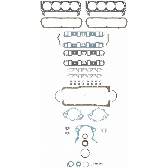 Fel-Pro 260-1125 Engine Gasket Set - Full Fits select: 1966-1973 FORD MUSTANG, 1969-1983 FORD F100