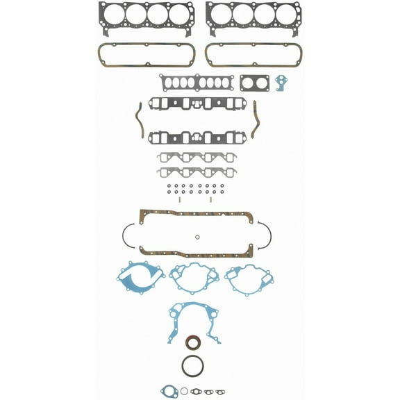 Fel-Pro 260-1446 Engine Gasket Set - Full Fits select: 1987-1993 FORD F150, 1987-1993 FORD F250