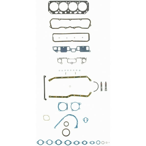 Fel-Pro 260-1482 Gasket Set For Select 88-91 Chevrolet GMC Models Fits select: 1988-1991 CHEVROLET S TRUCK, 1988-1990 GMC S TRUCK