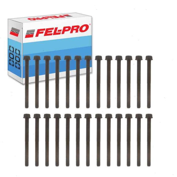 Fel-Pro Cylinder Head Bolt Set compatible with Dodge Ram 2500 5.9L 6.7L L6 1998-2010