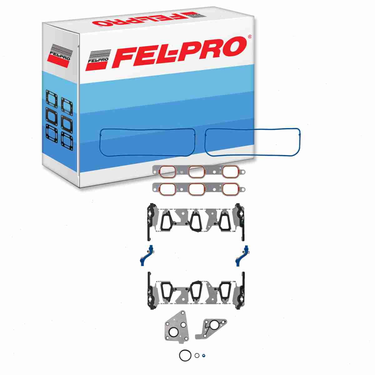 Fel-Pro Intake Manifold Gasket Set compatible with Chevrolet Impala 3.5L 3.9L V6 2006-2011