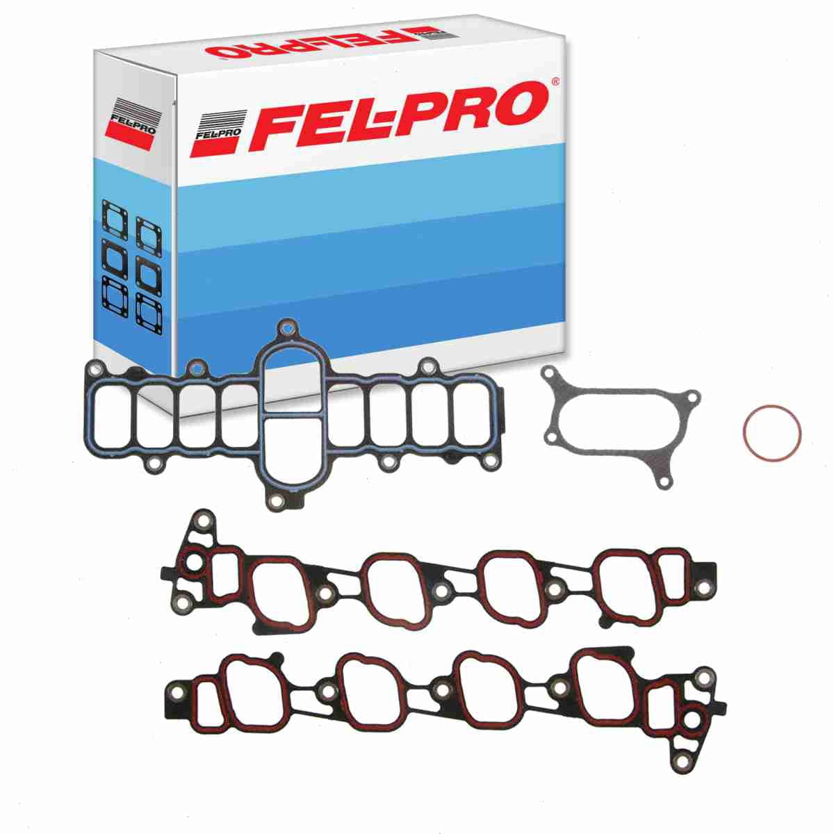Fel-Pro Intake Manifold Gasket Set compatible with Ford F-150 4.6L V8 2004-2010