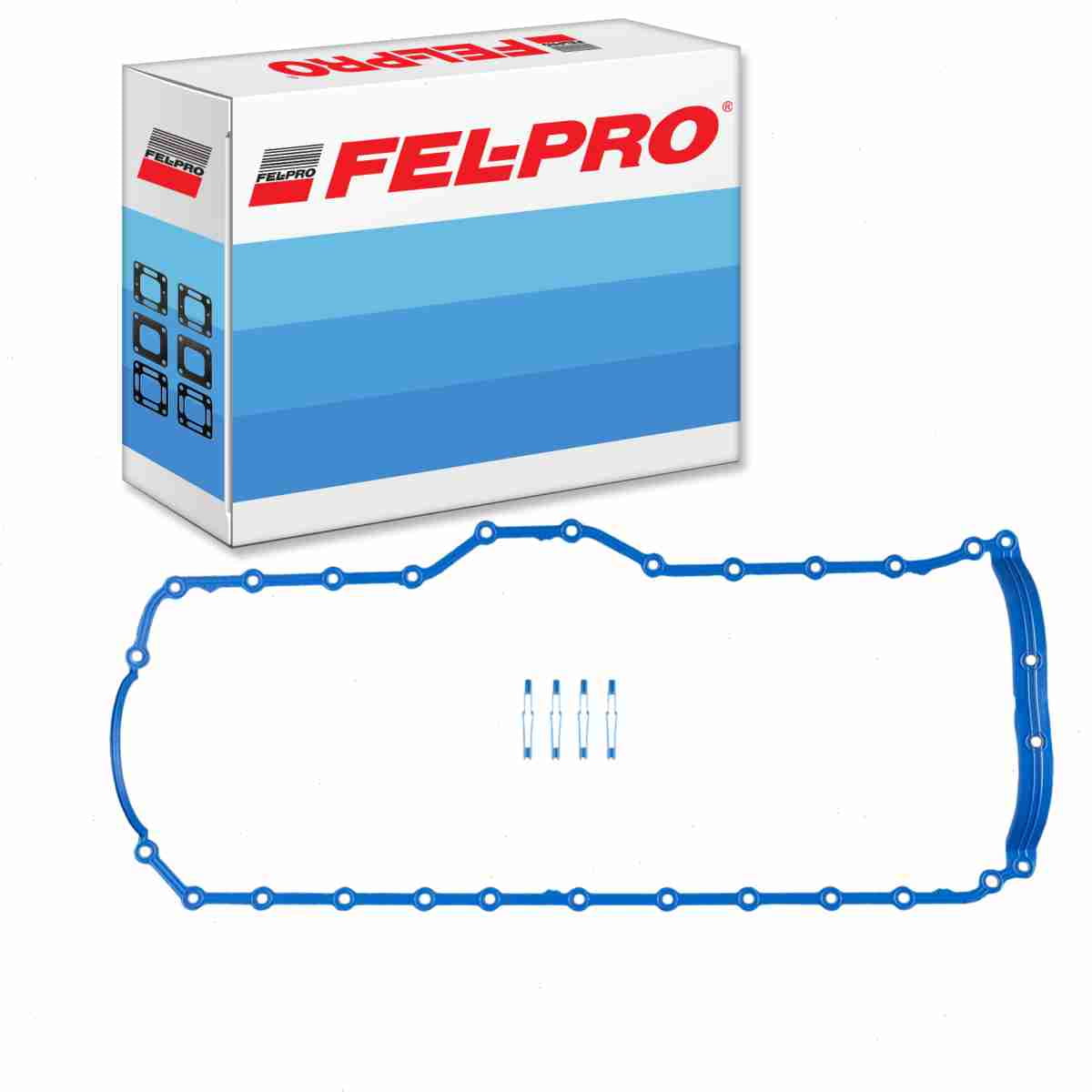 Fel-Pro Oil Pan Gasket Set compatible with Jeep Wrangler 4.0L 4.2L L6 1987-2006