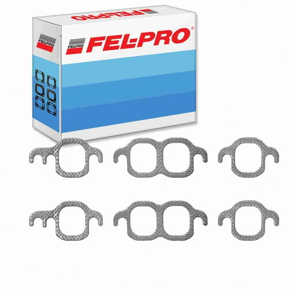 Fel-Pro Exhaust Manifold Gasket Set compatible with Chevrolet K5 Blazer 5.0L 5.7L 6.6L V8 1975-1986