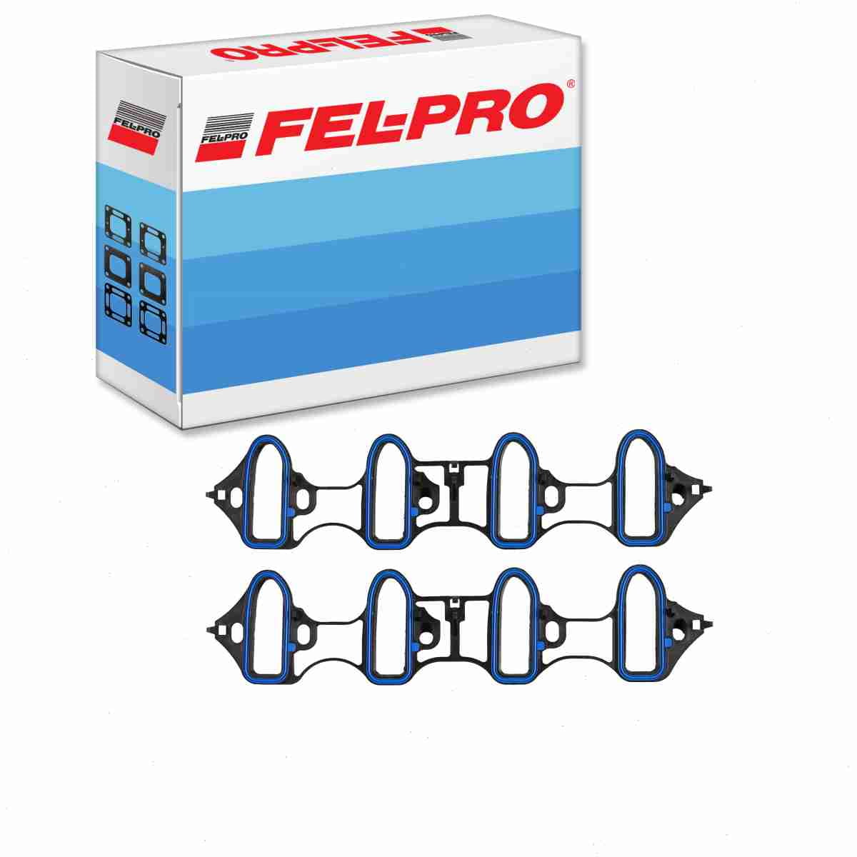 Fel-Pro Intake Manifold Gasket Set compatible with Chevrolet Tahoe 4.8L 5.3L 6.0L 6.2L V8 2002-2014